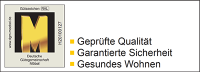 DGM Deutsche Gütegemeinschaft Möbel geprüfte Qualitaet