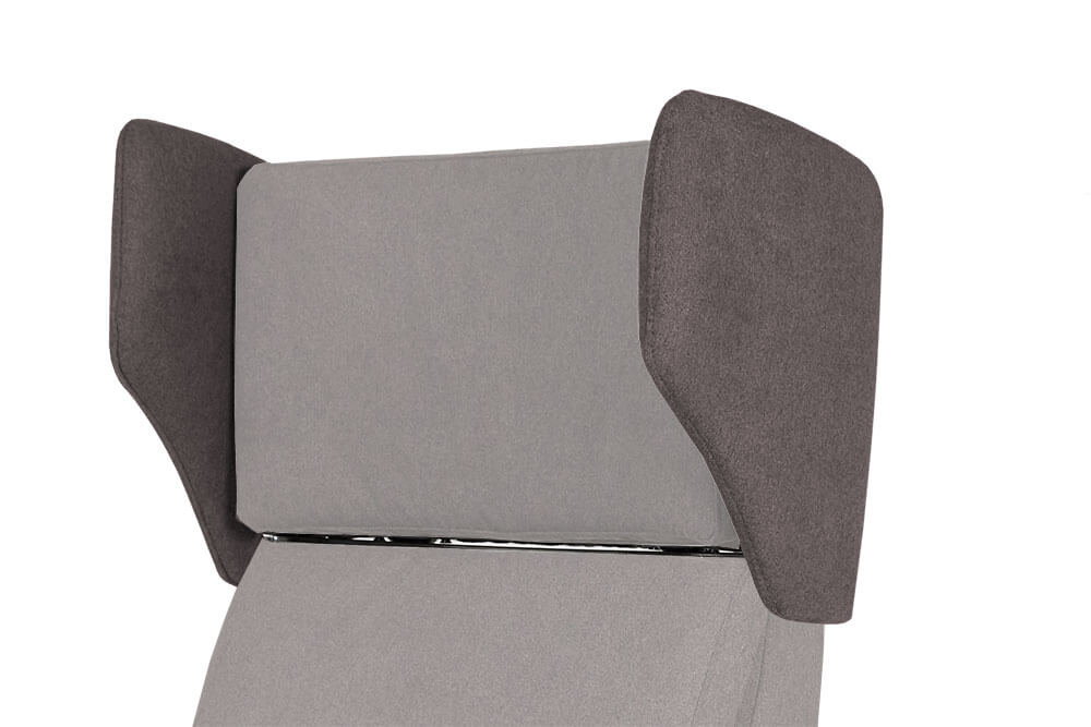 Pflegesessel: Kopfstützen für die Positionierung des Kopfes