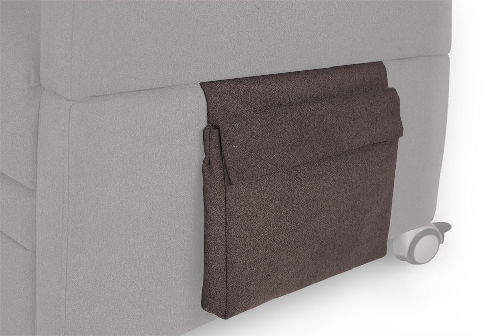 Seitliche Utensilien-Tasche für den VIANDOpflege / Pflegesessel