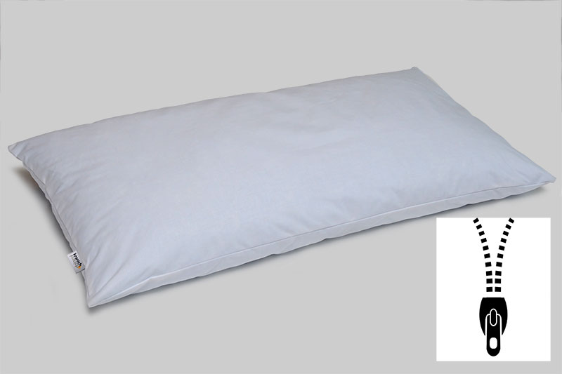 kranich ATP-Kissen, Kissen für Objektbereich / weiss / privat-40 cm x 80 cm / mit Reißverschluss