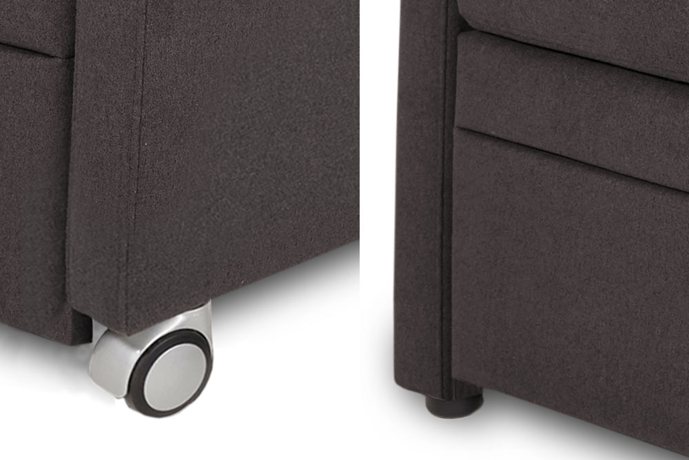 Rollen oder Möbelgleiter