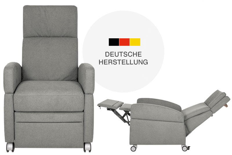 Pflegesessel mit Rollen und Fernbedienung kaufen