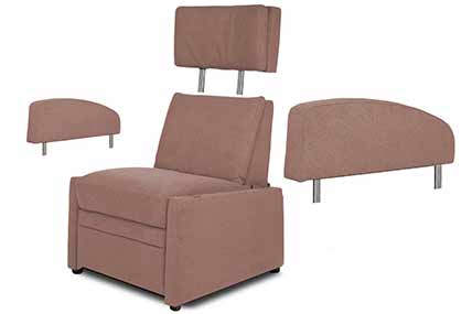 Abnehmbare Armlehnen / Kopfstütze